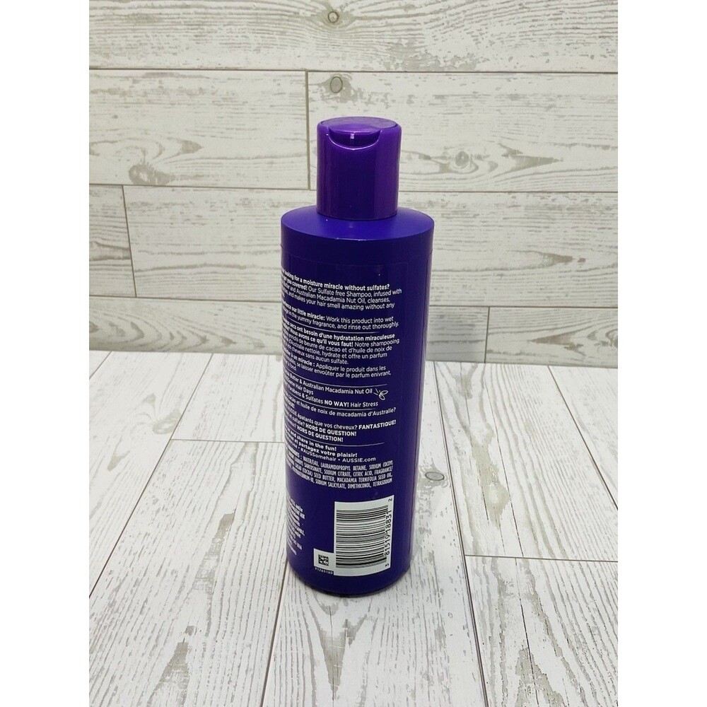 Aussie Miracle Coils Shampoo w/ Cocoa Butter & Nut Oil Sulfate Free 8 fl oz - Picture 2 of 3